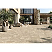 Terrassenfliese Quarzo (60 x 60 x 2 cm, Quarzo Beige, Matt) | BAUHAUS
