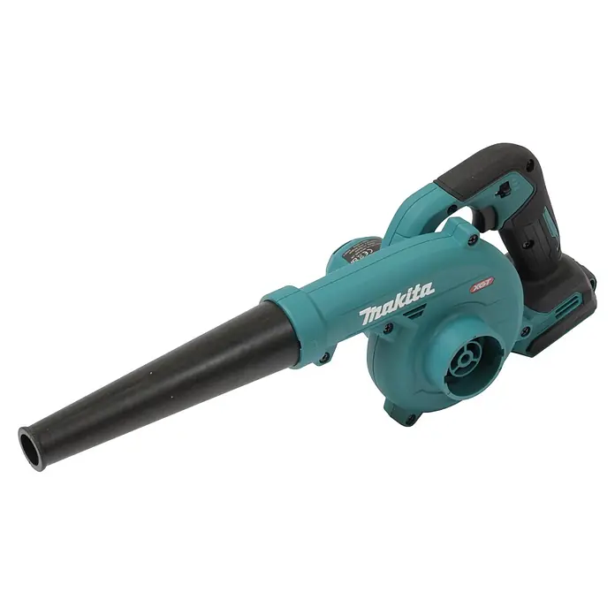 Makita XGT 40V max. Akku-Gebläse UB002GZ01 - 40 V, Ohne Akku, Blasgeschwindigkeit: 99 m/s - Türkis-schwarzer Makita XGT Akku-Laubbläser.