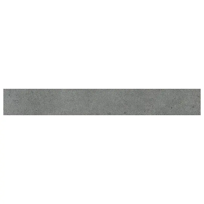 Art-Tec by Palazzo Sockelfliese - 7 x 60 cm, Steel, Schimmernd - Graue Wandfliese mit einer dezenten, leicht rauen Textur, ideal für moderne Innenräume. Die Fliese verleiht jedem Raum einen schlichten und eleganten Look.