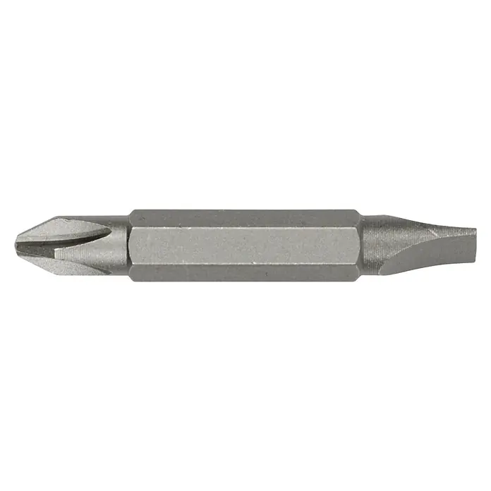 Makita XGT 40V max. Akku-Bohrschrauber DF003G - 40 V, Ohne Akku, 150 Nm - Metallischer Doppel-Schraubendreherbit mit Kreuzschlitzkopf und einem anderen Antriebstyp.