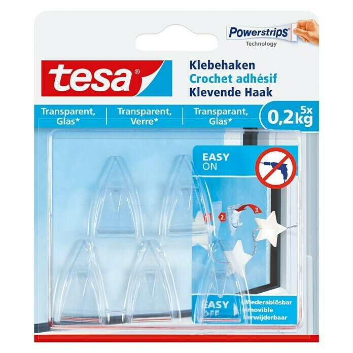 Tesa Doppelseitige Klebepads (Geeignet für: Glas, 60 Stk