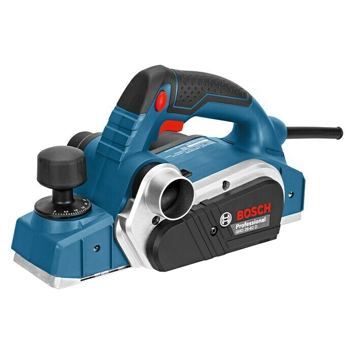 Bosch Professional Handhobel GHO 26-82 D710 W, Hobeltiefe: 0 mm - 2,6 mm, Leerlaufdrehzahl: 18.000 U/min Unknown