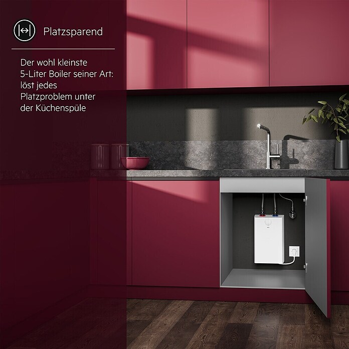 AEG Untertischspeicher U5 (5 l, 2.000 W, +30 °C bis +85 °C)