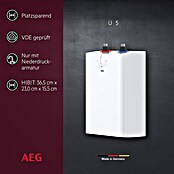 AEG Untertischspeicher U5 (5 l, 2.000 W, +30 °C bis +85 °C)