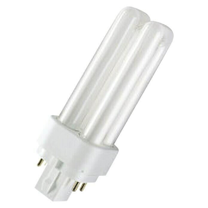 Osram Energiesparlampe Dulux D/E Interna18 W, G24q-2, Warmweiß Front View