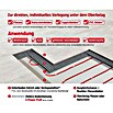 Admiral E-Power Fußbodenheizung Profi (41 m, Beheizbare Fläche: 5,5 m², 135 W/m²)