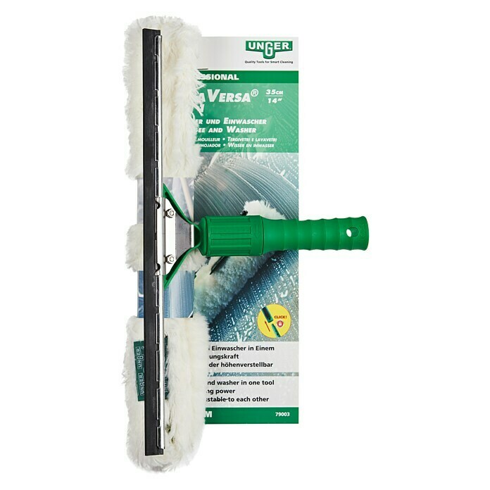 Unger Professional Fenster-Einwascher Visa VersaBreite: 35 cm, Kunststoff/Gummi/Aluminium Front View