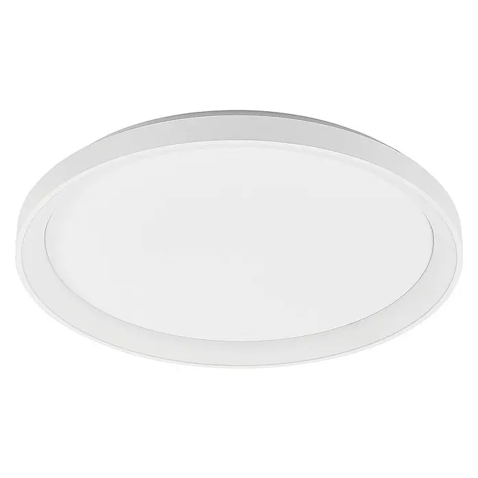Arcchio Deckenleuchte Vivy - L x B x H: 58 x 58 x 6 cm, weiß / opal, weiß / opal - Flache, weiße, runde LED-Deckenleuchte.