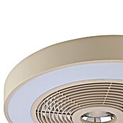 Brilliant Plafondventilator Catania met LED verlichting (Beige, 48,6 cm) | BAUHAUS