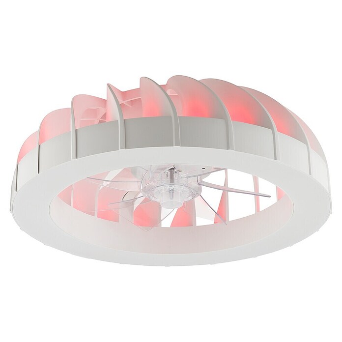 Brilliant Plafondventilator Fanora met LED verlichting (Wit, 46 cm) | BAUHAUS