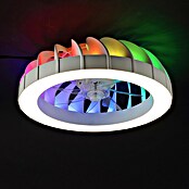 Brilliant Plafondventilator Fanora met LED verlichting (Wit, 46 cm) | BAUHAUS