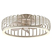 Brilliant Plafondventilator CAPO met LED verlichting (Beige, 48 cm) | BAUHAUS