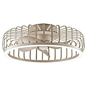 Brilliant Plafondventilator CAPO met LED verlichting (Beige, 48 cm) | BAUHAUS