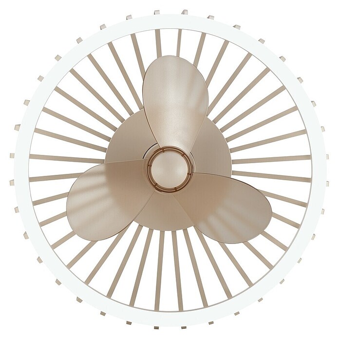 Brilliant Plafondventilator CAPO met LED verlichting (Beige, 48 cm) | BAUHAUS
