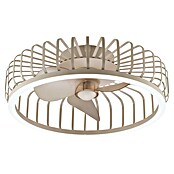 Brilliant Plafondventilator CAPO met LED verlichting (Beige, 48 cm) | BAUHAUS