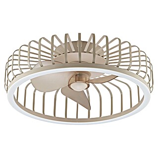 Brilliant Plafondventilator CAPO met LED verlichting (Beige)