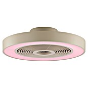Brilliant Plafondventilator Catania met LED verlichting (Beige, 48,6 cm) | BAUHAUS