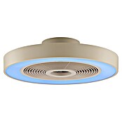 Brilliant Plafondventilator Catania met LED verlichting (Beige, 48,6 cm) | BAUHAUS
