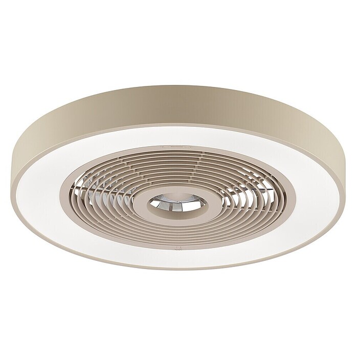 Brilliant Plafondventilator Catania met LED verlichting (Beige, 48,6 cm) | BAUHAUS