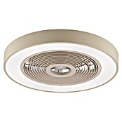 Brilliant Plafondventilator Catania met LED verlichting (Beige, 48,6 cm) | BAUHAUS