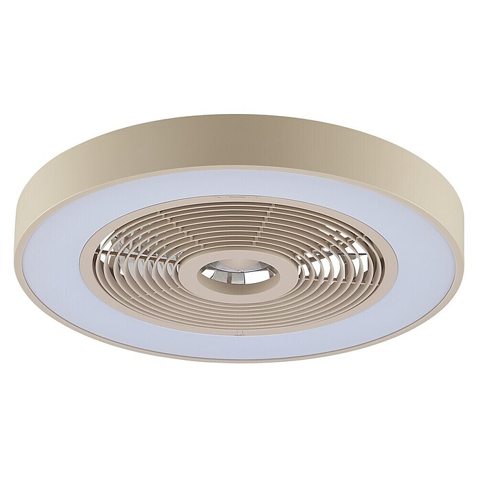 Brilliant Plafondventilator Catania met LED verlichting (Beige, 48,6 cm) | BAUHAUS
