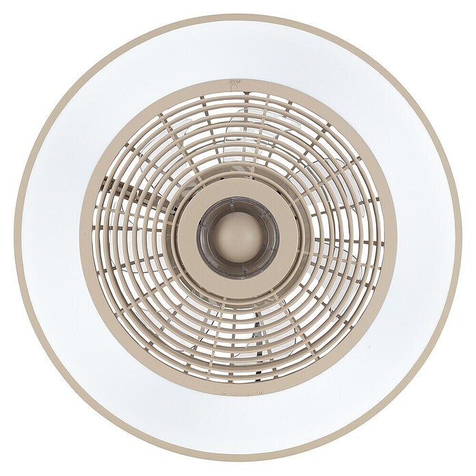 Brilliant Plafondventilator Catania met LED verlichting (Beige, 48,6 cm) | BAUHAUS