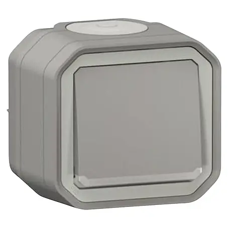 Legrand  Feuchtraum-Wechselschalter Plexo New 069713L mit Licht