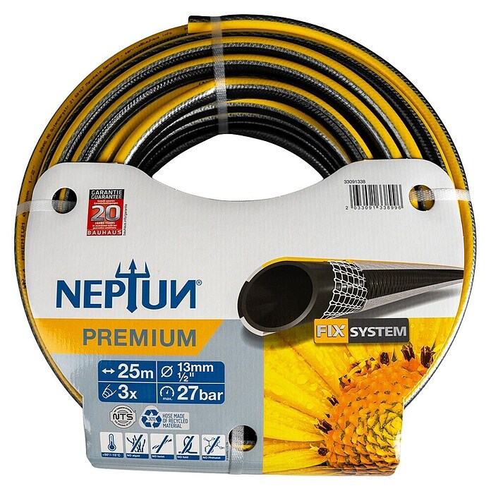 Neptun Premium Tuinslang (Lengte: 25 m, Slangdiameter: 13 mm, ½″) | BAUHAUS