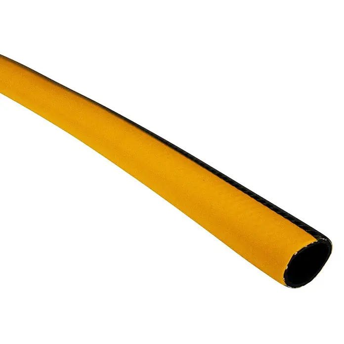 Neptun Classic Gartenschlauch - Länge: 25 m, Schlauchdurchmesser: 19 mm - Gelber Schlauch mit schwarzer Innenseite.