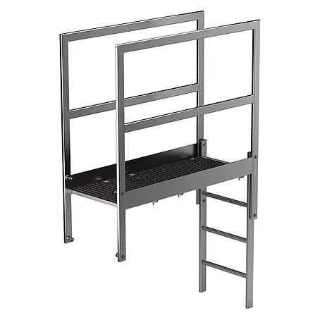 Munk  Dachleiter Attika-Überstieg in Sonderlängen Edelstahl 1400mm