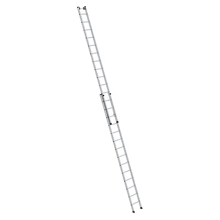 Munk  Anlegeleiter Aluminium-Schiebeleiter 2-teilig ohne Traverse 2x14 Sprossen