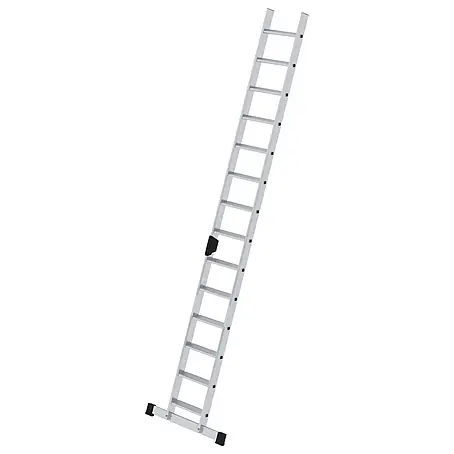 Munk  Anlegeleiter Stufenanlegeleiter mit Traverse und Ergo-Pad 14 Stufen