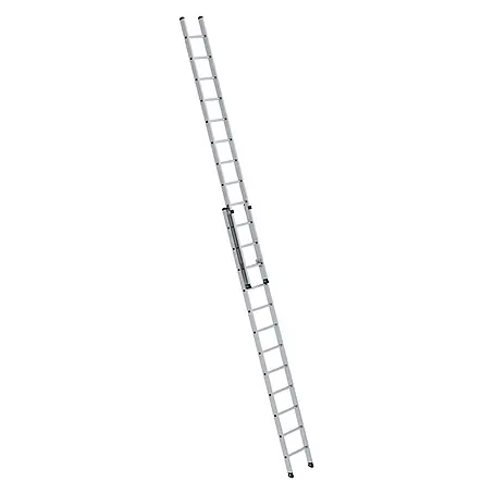 Munk  Anlegeleiter Aluminium-Schiebeleiter 2-teilig ohne Traverse 2x12 Sprossen