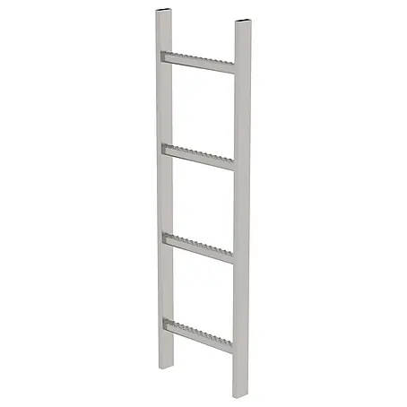Munk  Steigleiter Schachtleiter aus Edelstahl 300mm breit 4 Sprossen 1,12m lang