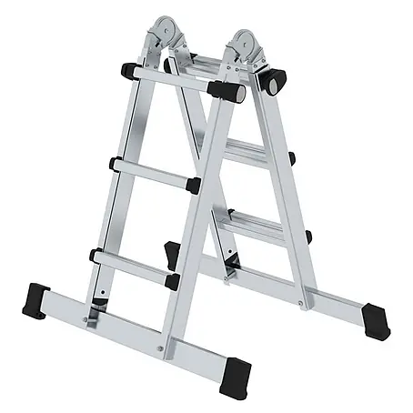 Munk  Teleskopleiter Teleskopleiter mit Traverse 4x3 Sprossen