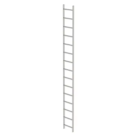 Munk  Steigleiter Schachtleiter aus Edelstahl 400mm breit 15 Sprossen 4,20m lang