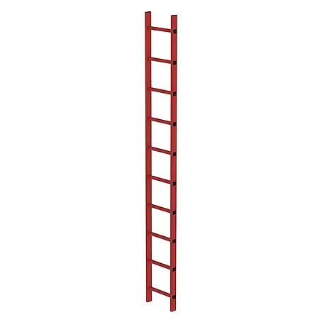 Munk  Steigleiter Schachtleiter aus GFK 300mm breit 10 Sprossen 2,80m lang
