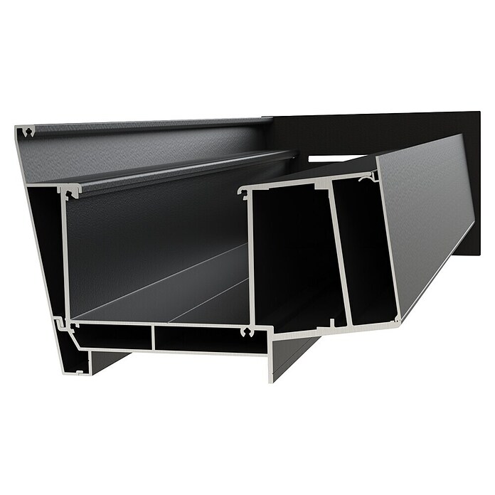 Gardendreams Terrassenüberdachung Elegance (B x T: 600 x 305,5 cm, Graualuminium, Verbundsicherheitsglas (VSG), Klar) | BAUHAUS