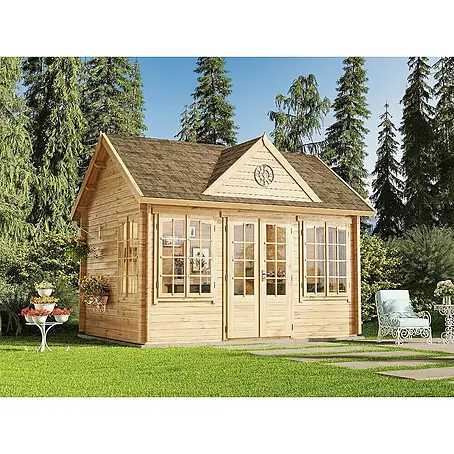 Alpholz  Gartenhaus CLOCKHOUSE® Royal