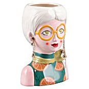 Vase Annika (L x B x H: 13,5 x 16 x 23,2 cm, Keramik, Mehrfarbig) | BAUHAUS