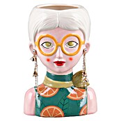 Vase Annika (L x B x H: 13,5 x 16 x 23,2 cm, Keramik, Mehrfarbig) | BAUHAUS
