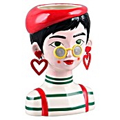 Vase Marga (L x B x H: 13,5 x 16 x 23,2 cm, Keramik, Mehrfarbig) | BAUHAUS