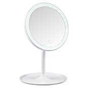 LED-Lichtspiegel rund Lilia (B x H: 18 x 28,5 cm, Weiß) | BAUHAUS