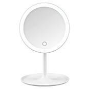 LED-Lichtspiegel rund Lilia (B x H: 18 x 28,5 cm, Weiß) | BAUHAUS