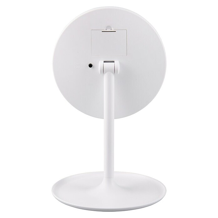 LED-Lichtspiegel rund Lilia (B x H: 18 x 28,5 cm, Weiß) | BAUHAUS