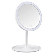LED-Lichtspiegel rund Lilia (B x H: 18 x 28,5 cm, Weiß) | BAUHAUS