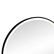 LED-Lichtspiegel rund Darla (Durchmesser: 80 cm, Schwarz) | BAUHAUS
