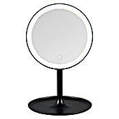 LED-Lichtspiegel rund Lilia (B x H: 18 x 28,5 cm, Schwarz) | BAUHAUS