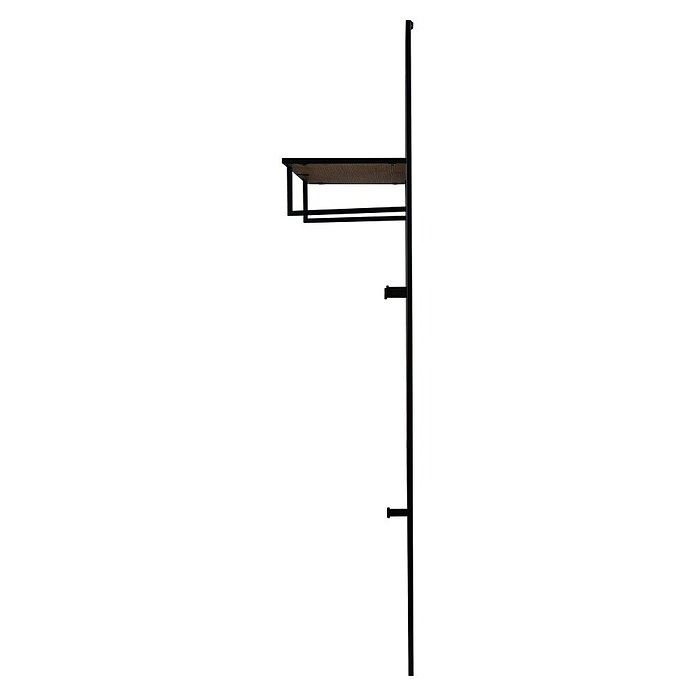 Garderobenpaneel Feline (L x B x H: 25 x 43 x 122 cm, 3 Stk., Metall, Artisan/Schwarz) | BAUHAUS