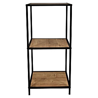 Beistelltisch Feline (L x B: 400 x 400 mm, Artisan/Schwarz, Material Gestell/Unterbau: Metall)
